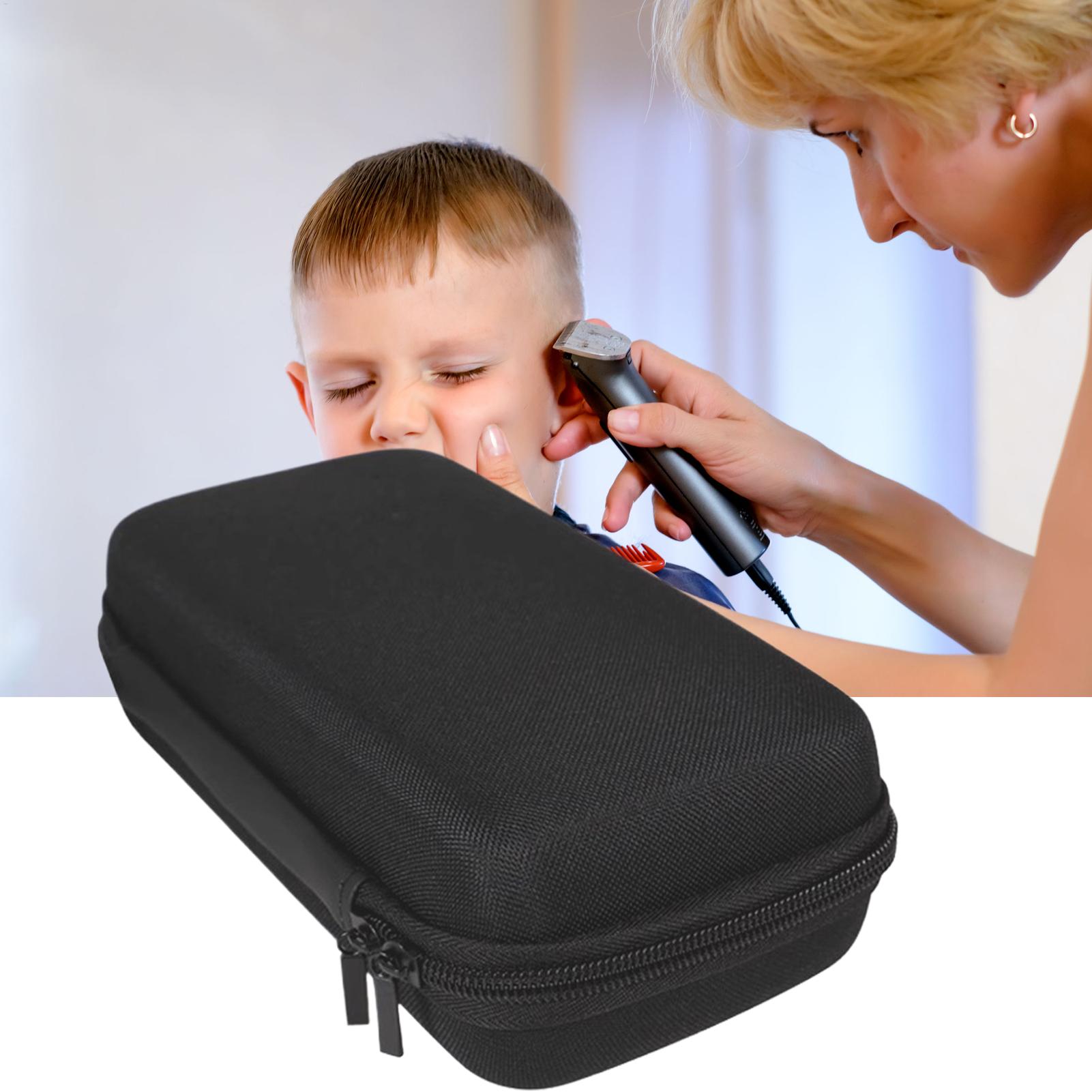 Mens Grooming Box - Aufbewahrungskoffer für Haarschneidemaschinen, Professionelle Friseur-Scherentasche, Trimmer-Aufbewahrungshalter