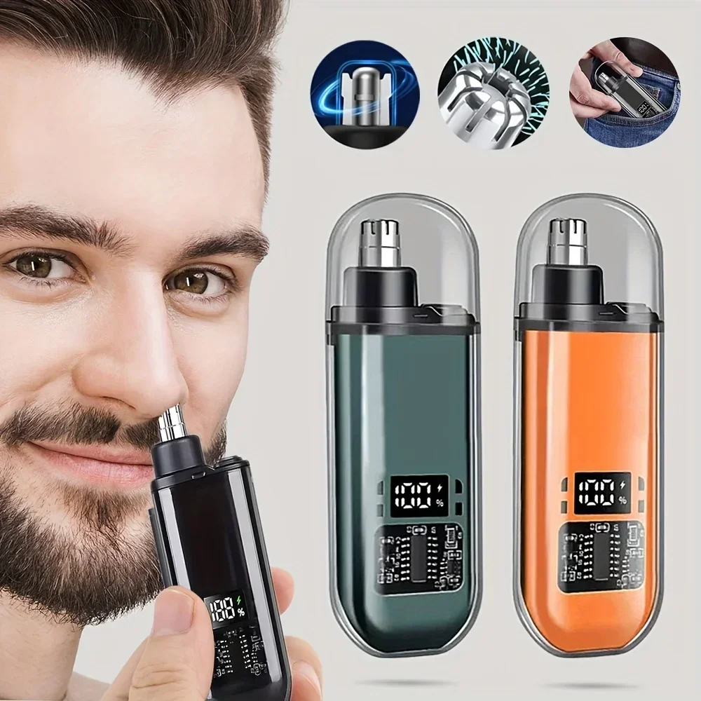 Men'S Grooming Salon - Nasen- und Ohrhaartrimmer USB-Aufladbar für Männer