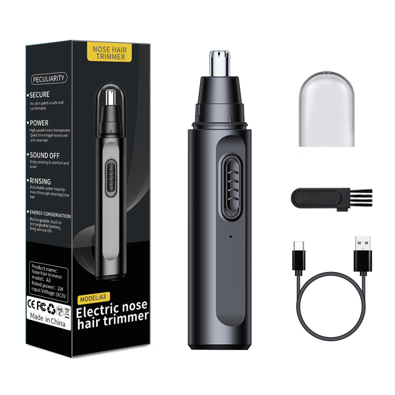 Men'S Grooming Scissors - Nasenhaarschneider für Männer, elektrischer Nasentrimmer, wiederaufladbarer