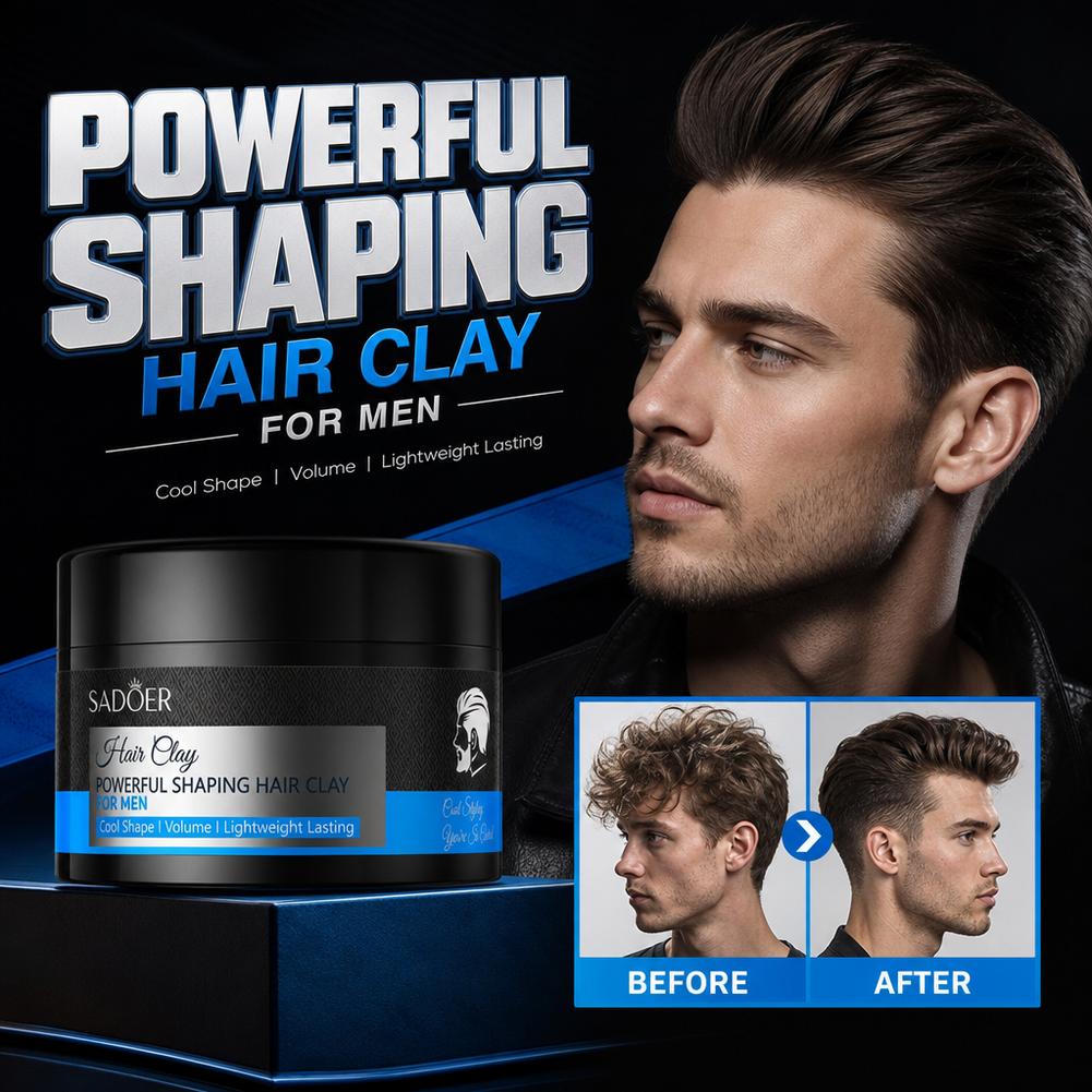 Men'S Grooming Salon - Matte Haarstyling-Creme mit starkem Halt, nicht