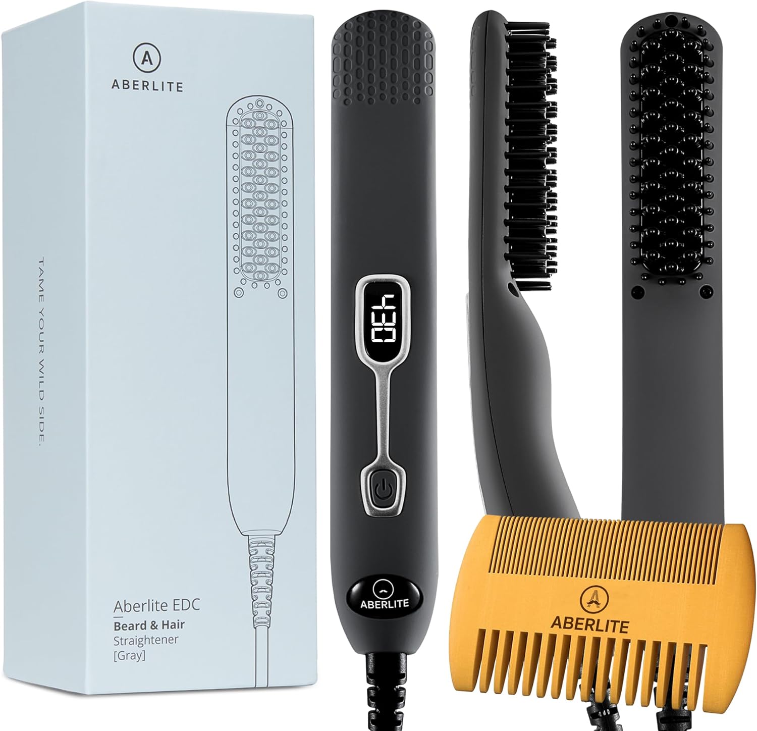 Men'S Grooming Images - Professionelle Bartglättungsbürste - Beheizter Kamm &