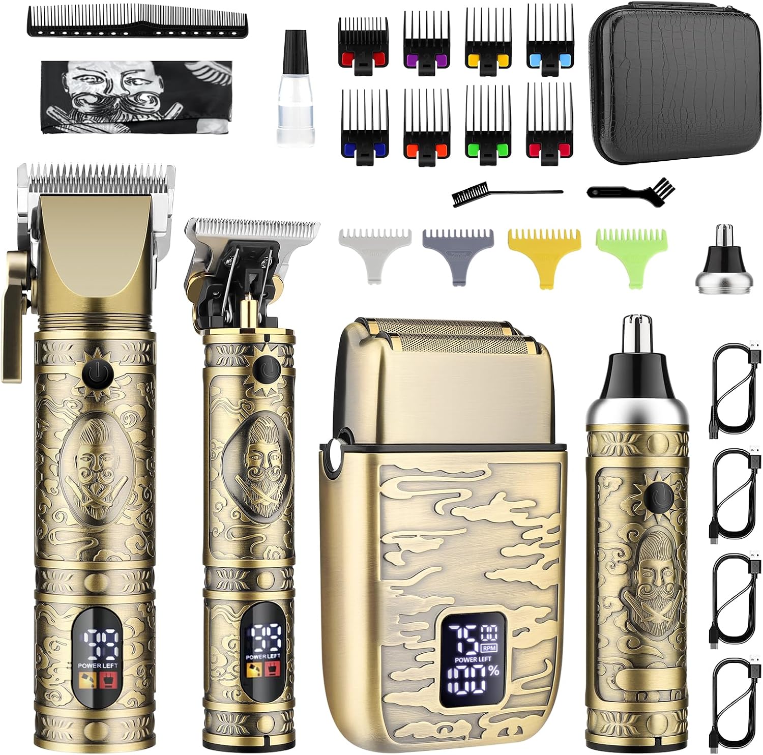 Men'S Grooming Images - Professionelle Haarschneidemaschine für Männer, Kabelloser Bartschneider-Set