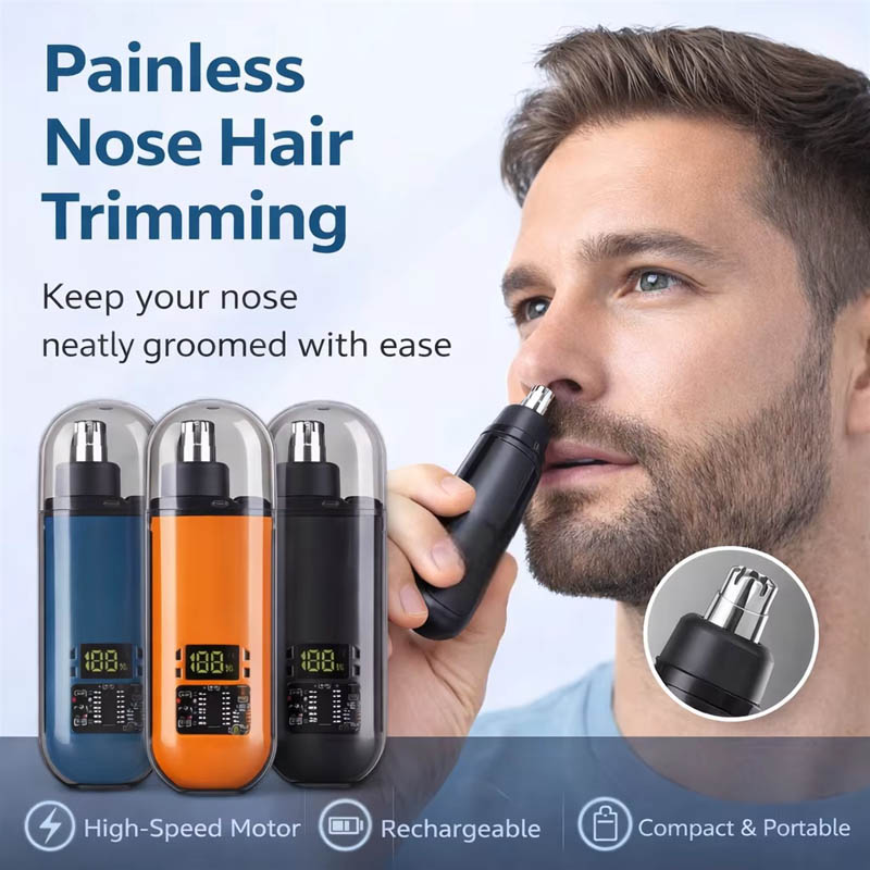 Men'S Grooming Salon - USB-Aufladbarer Nasen- und Ohrhaartrimmer für Männer