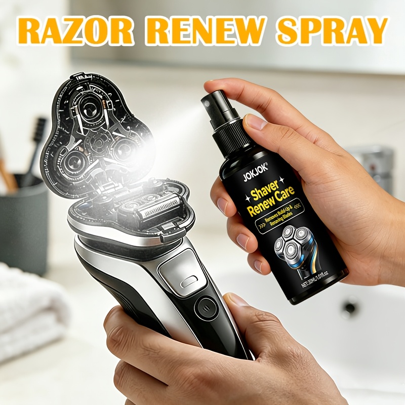 Men'S Grooming Salon - Elektrorasierer-Pflegespray 30ML Schmiermittel Reiniger für Rotationsrasierer