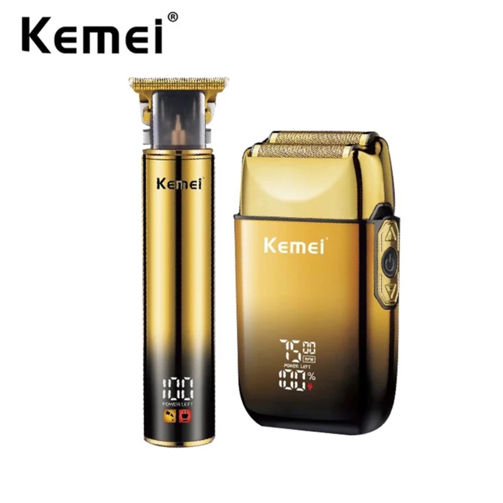 Men'S Grooming Electric Trimmer - Kemei Haarschneider Elektrorasierer Folienrasierer Professioneller Bartschneider