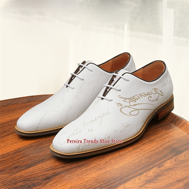 Weiße Echtleder-Hochzeitsschuh – Men'S Grooming Oxford Bewertung und Preis