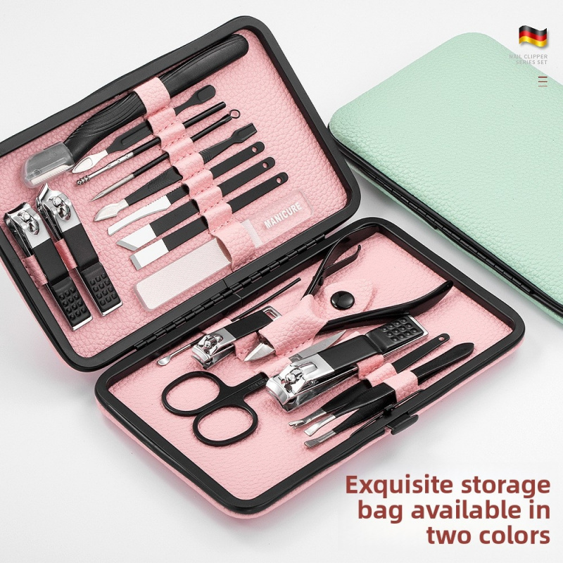 18-teiliges Maniküre-Pediküre- – Mens Grooming Kit Gift Set Bewertung und Preis