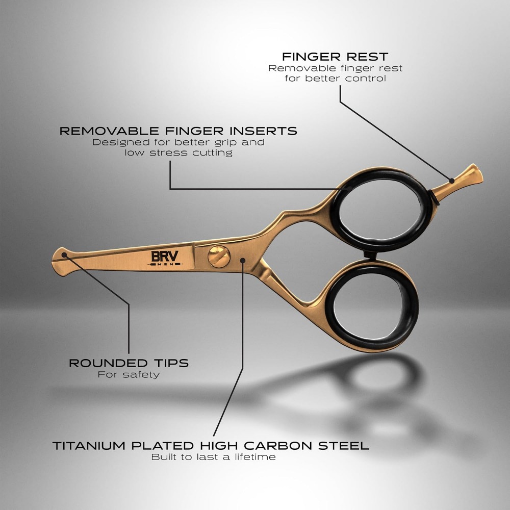 Abgerundete kleine Trimm-Scher – Men'S Grooming Scissors Bewertung und Preis