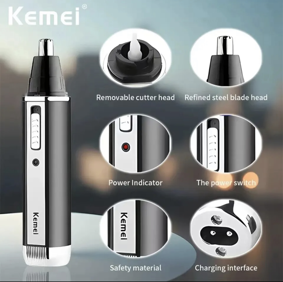 Kemei-6630 Nasenhaartrimmer fü – Men'S Grooming Electric Trimmer Bewertung und Preis