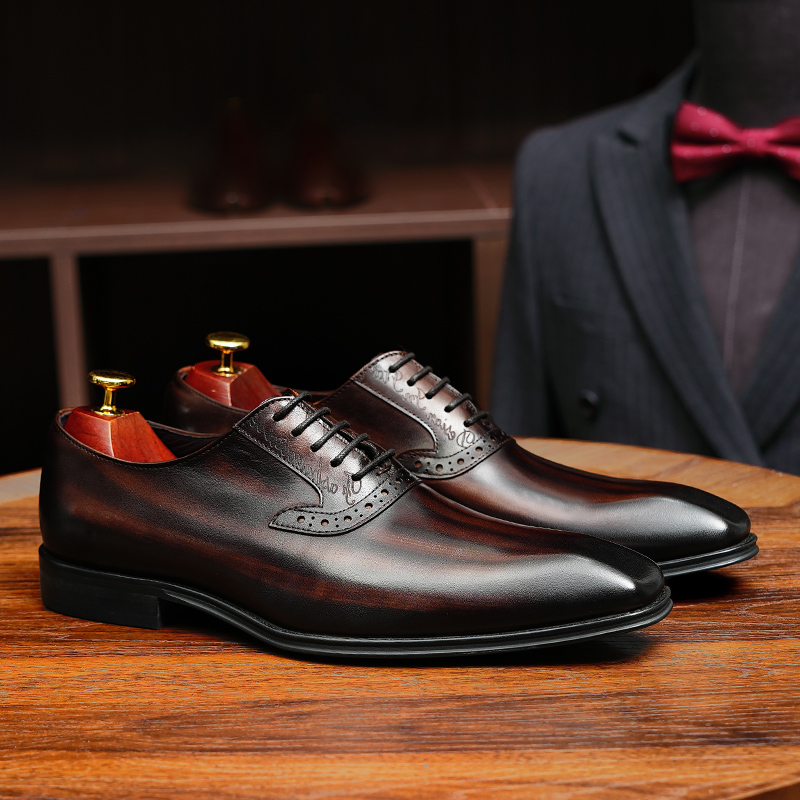 Oxford-Schuhe mit spitzer Zehe – Men'S Grooming Oxford Bewertung und Preis