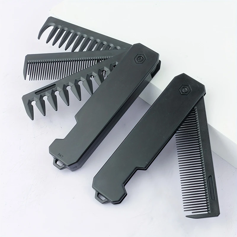 3-in-1 faltbarer Bartkamm für  – Mens Grooming Box Bewertung und Preis