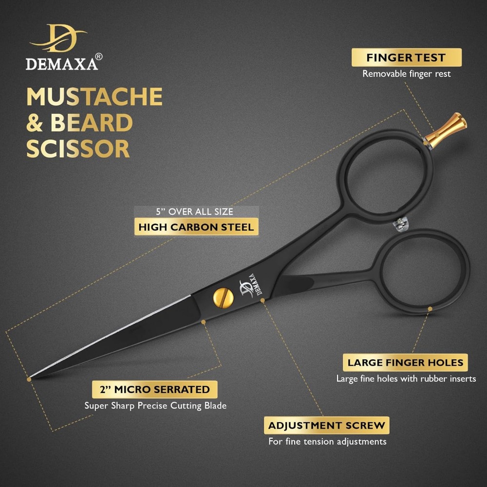 5-Zoll Profi-Bartschere für Mä – Men'S Grooming Images Bewertung und Preis