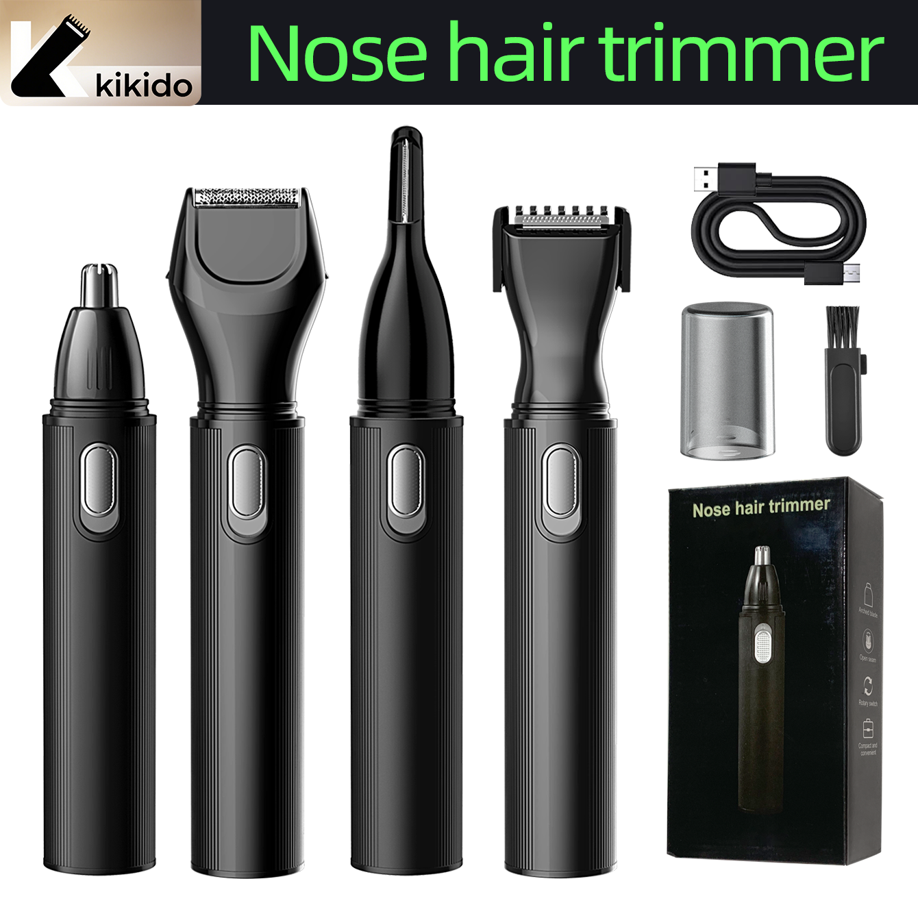 KIKIDO 4-in-1 Nasenhaartrimmer – Men'S Grooming Electric Trimmer Bewertung und Preis