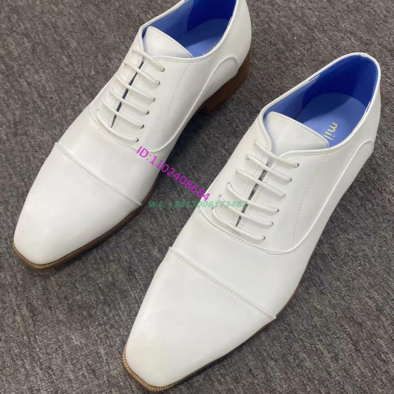 Elegante weiße Schnürschuhe fü – Men'S Grooming Oxford Bewertung und Preis