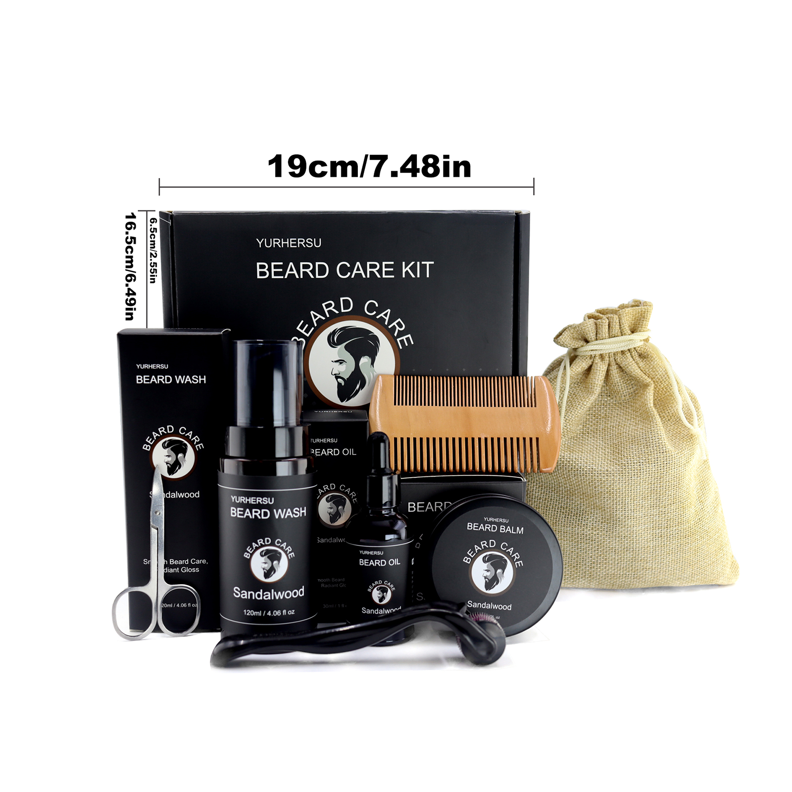 7-teiliges Bartpflegeset für M – Mens Grooming Kit Gift Set Bewertung und Preis